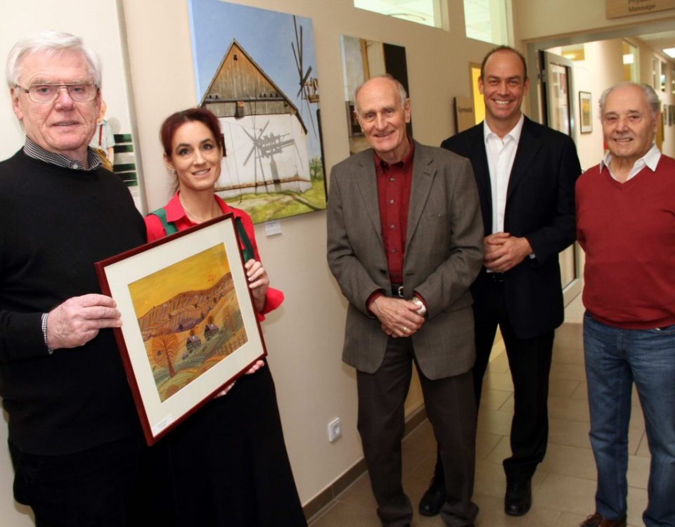 Pressefoto zur Vernissage Dr. Sieders und Peter Stelzl