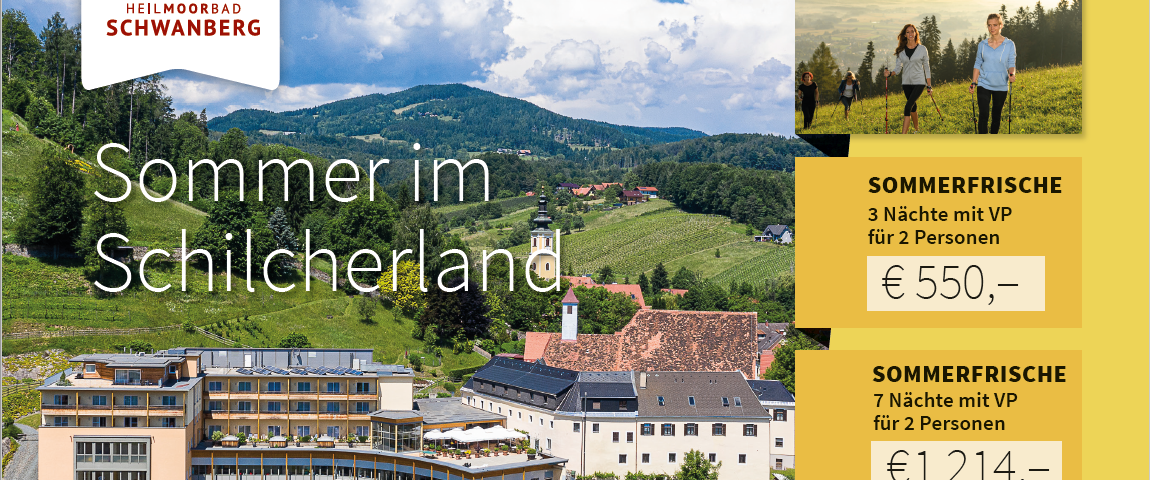 Urlaubsangebot für Erholungssuchende speziell für den Sommer