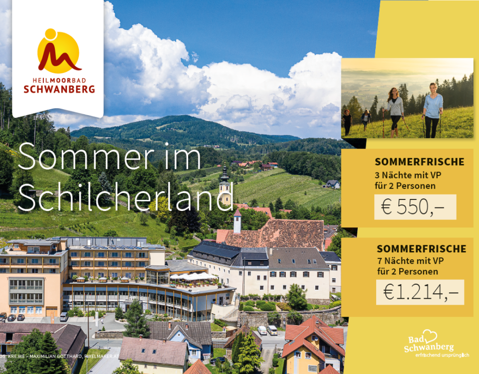 Urlaubsangebot für Erholungssuchende speziell für den Sommer