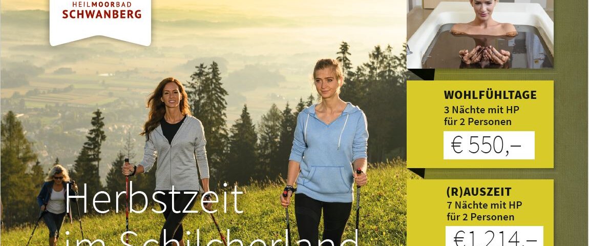 Urlaubsangebot für Erholungssuchende speziell für den Herbst