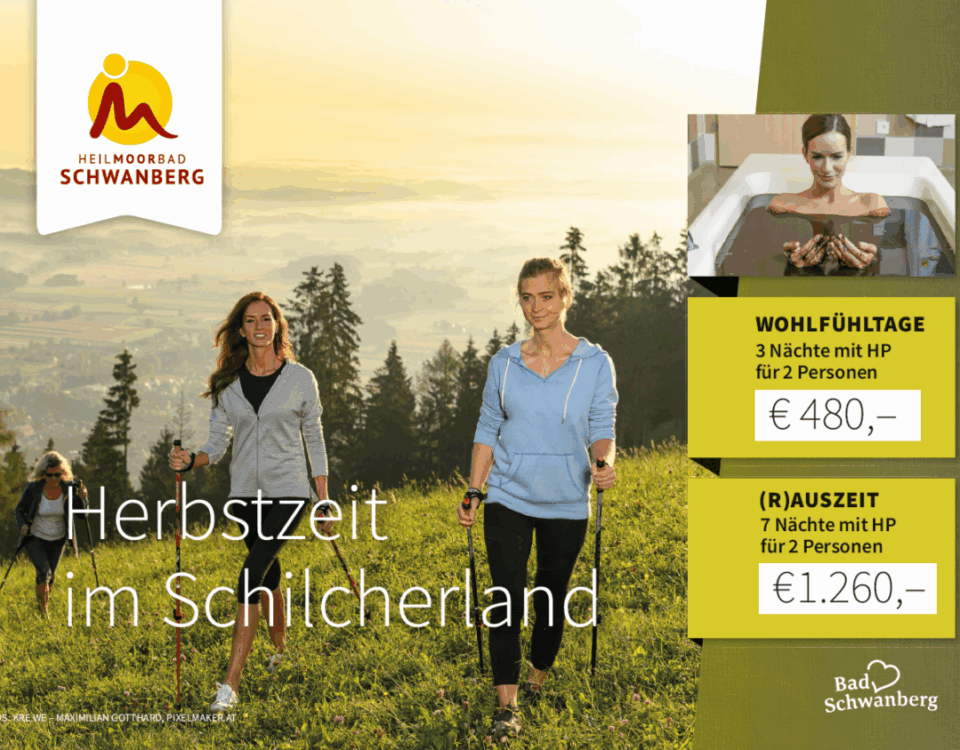 Urlaubsangebot für Erholungssuchende speziell für den Herbst