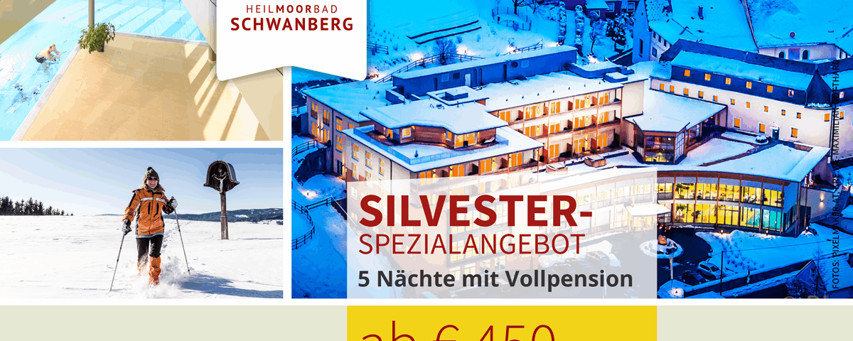 Urlaubsangebot für Erholungssuchende speziell für Silvester