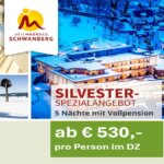 Urlaubsangebot für Erholungssuchende speziell für Silvester