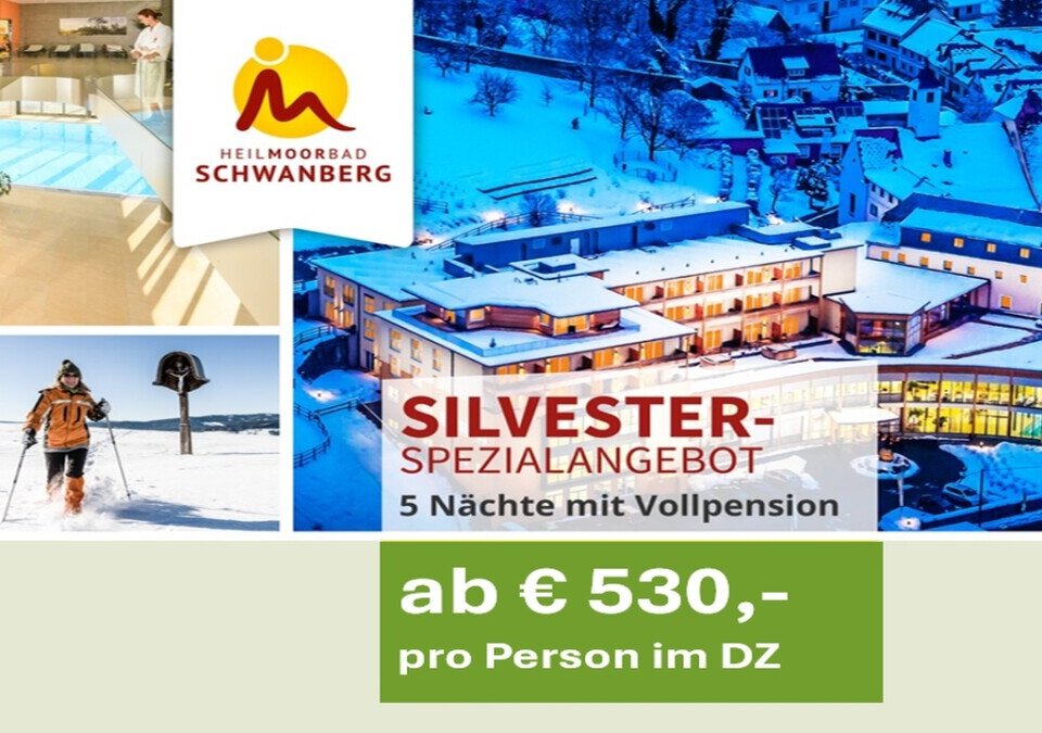 Urlaubsangebot für Erholungssuchende speziell für Silvester