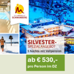 Urlaubsangebot für Erholungssuchende speziell für Silvester
