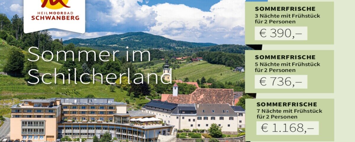 Urlaubsangebot für Erholungssuchende speziell für den Sommer