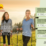 Urlaubsangebot für Erholungssuchende speziell für den Herbst